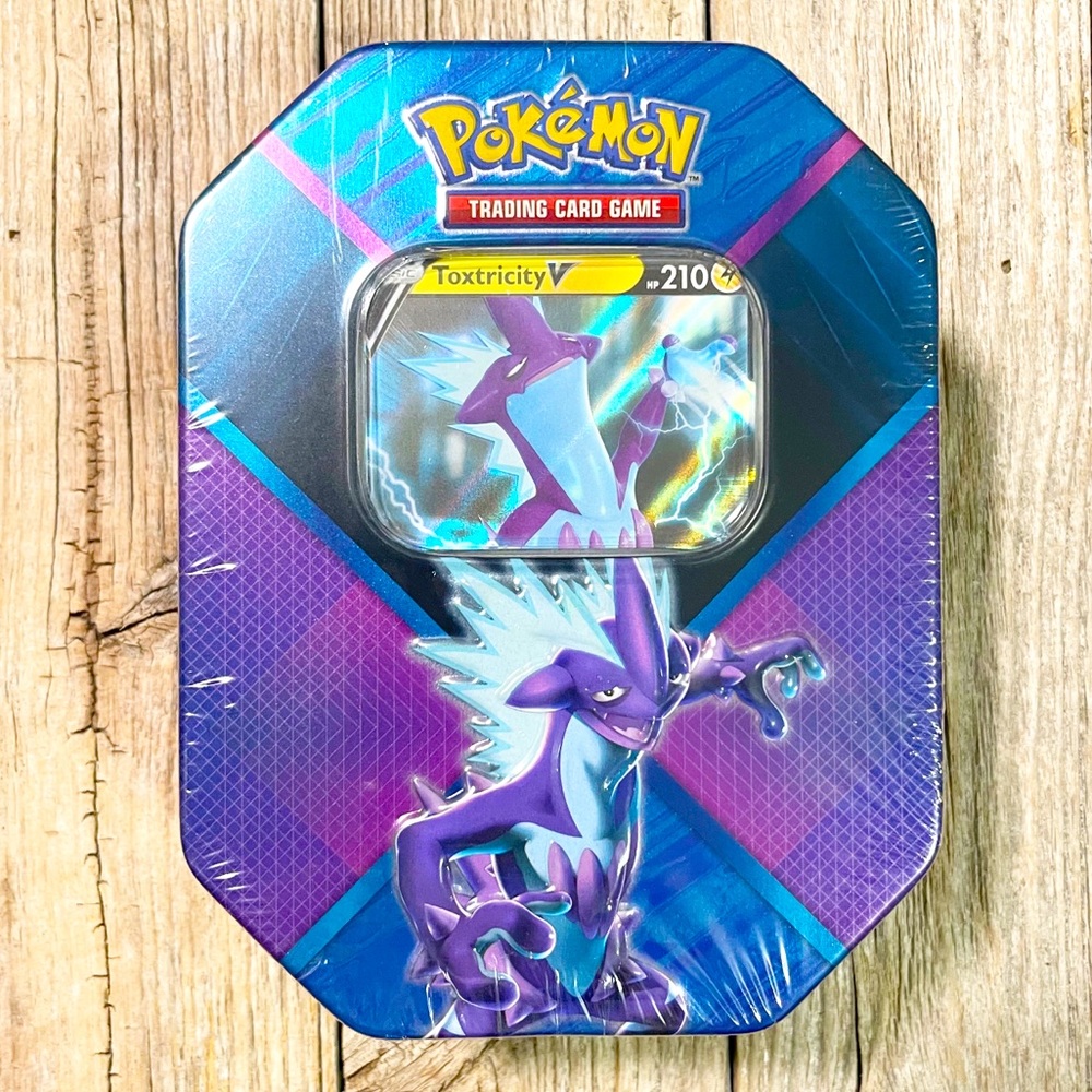 💎⭐️ 305. NEW FACTORY SEALED 2020 Pokemon TCG Galar Challengers Tin Toctricity V